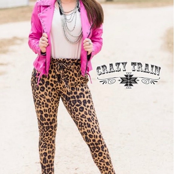 Crazy Train Leopard Errand Pants - Picture 2 of 4